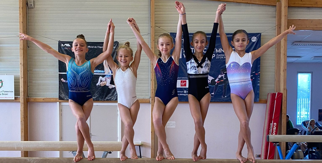 6 gymnastes iséroises en stage régional à Saint Etienne !